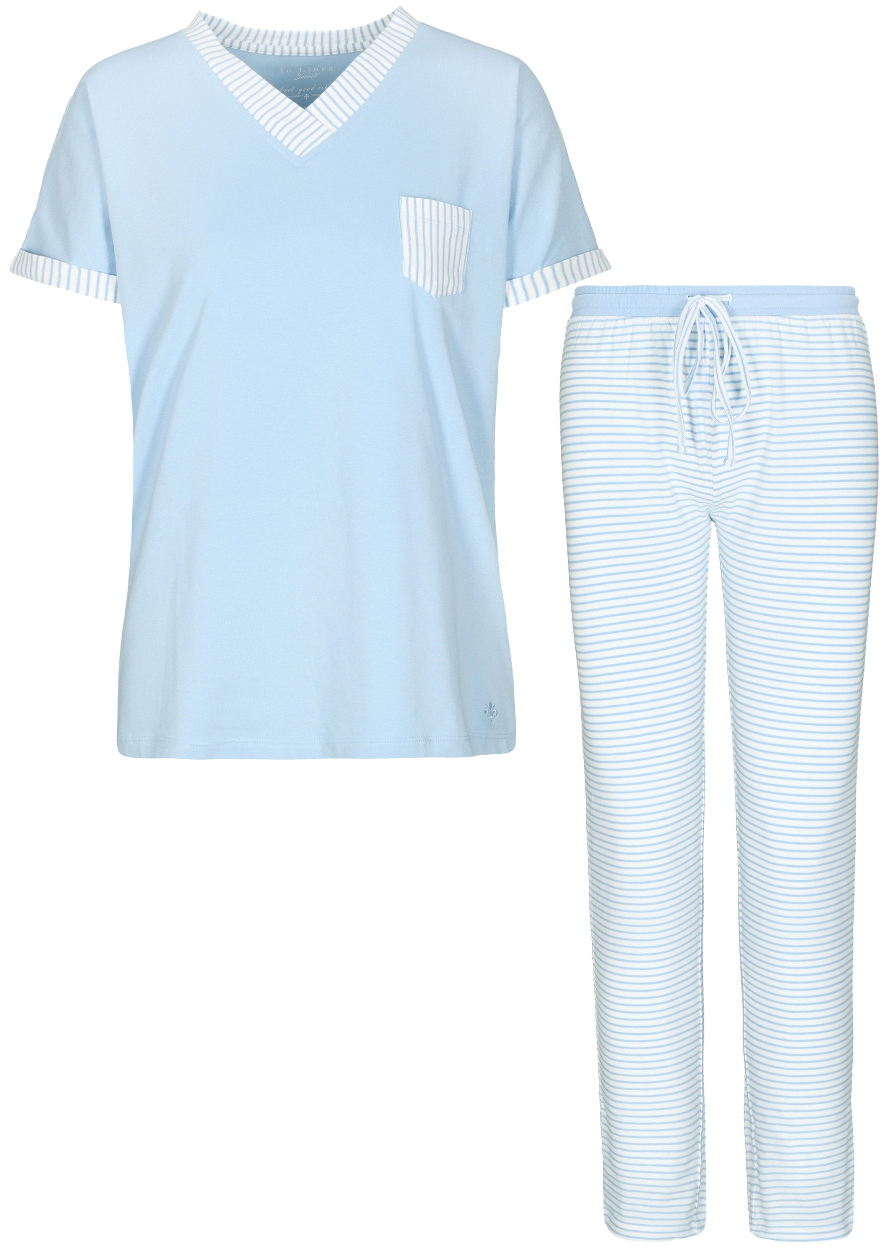 IN LINEA Schlafanzug Da.-Pyjama Capri