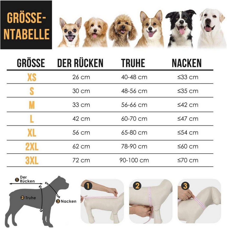 Thumbnail - SlowTon Schutzkragen Wasserdichter Regenmantel für Hunde mit Kapuze, transparente