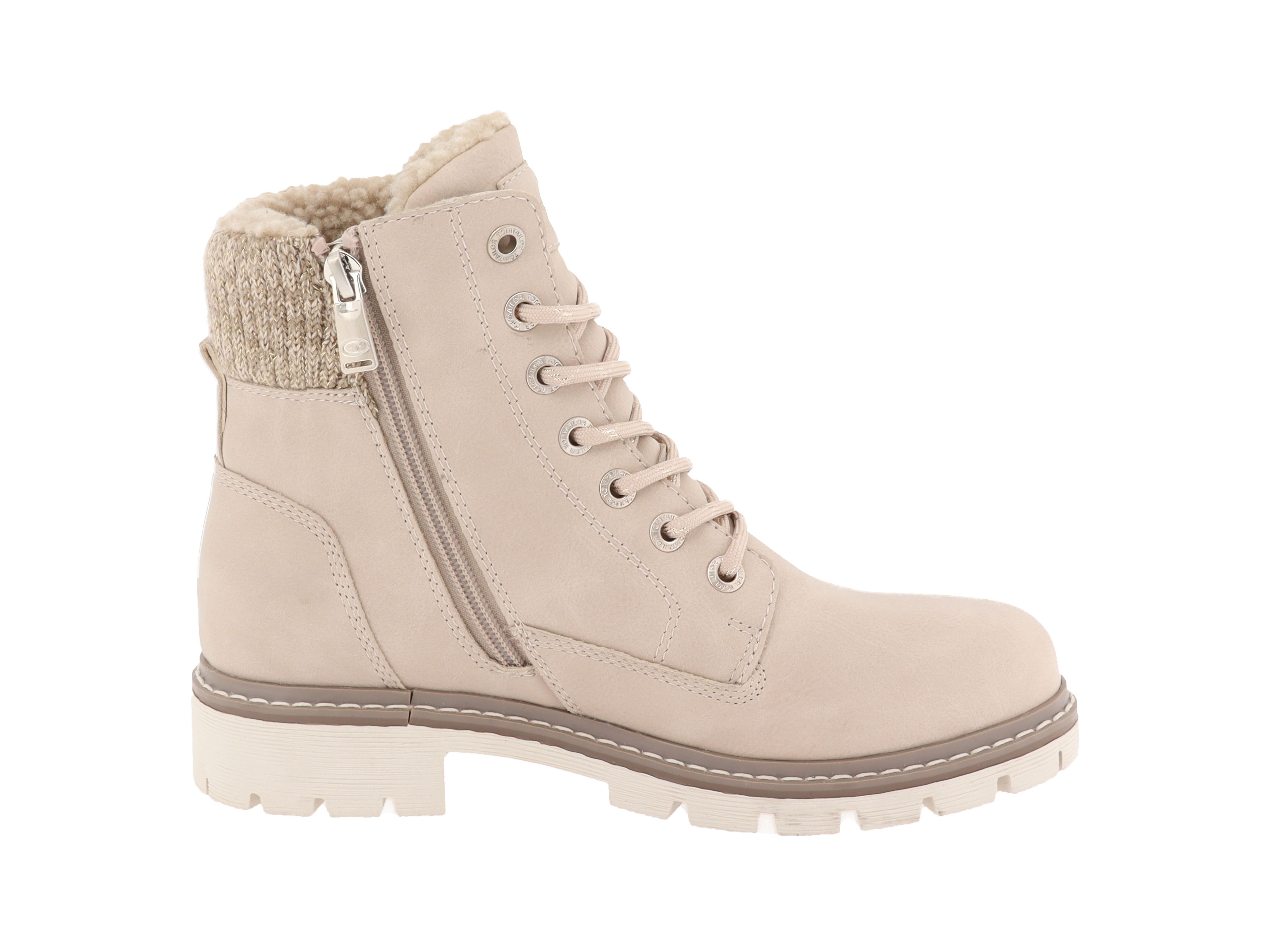 TOM TAILOR Schnürboots Winterboots mit wasserabweisendem TEX, Komfortweite G