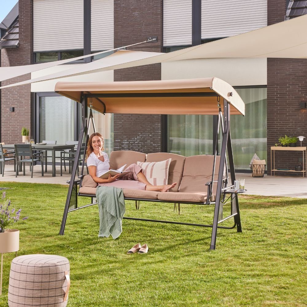 HOME DELUXE Hollywoodschaukel DESCANSO, 3-Sitzer, mit günstig online kaufen