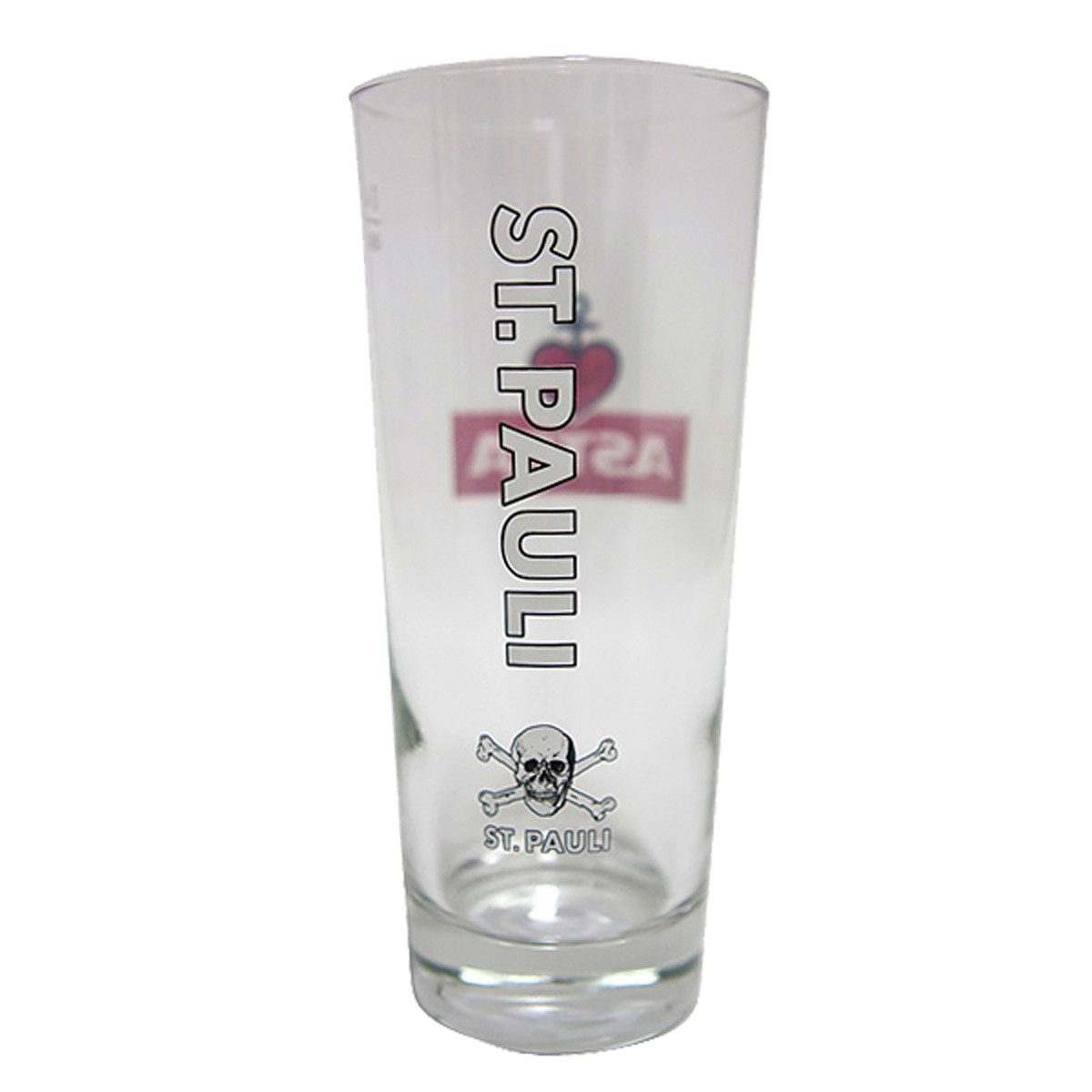 FC St. Pauli Glas FC St. Pauli - Bierglas Astra - Becherform, Glas