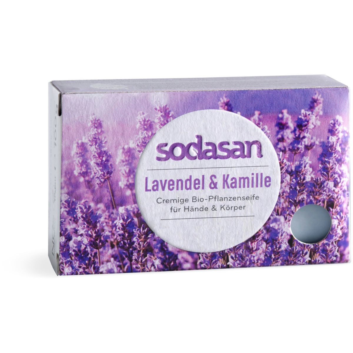 Sodasan Handseife SODASAN Stückseife Lavendel u. Kamille 100 g
