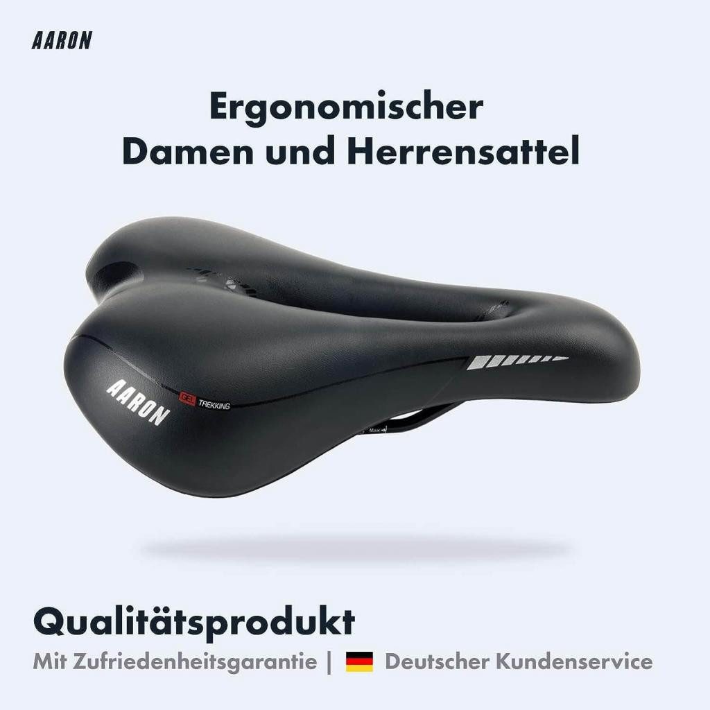 AARON Fahrradsattel ergonomischer Fahrradsattel Trekking od. Touring Bike Trekkingrad