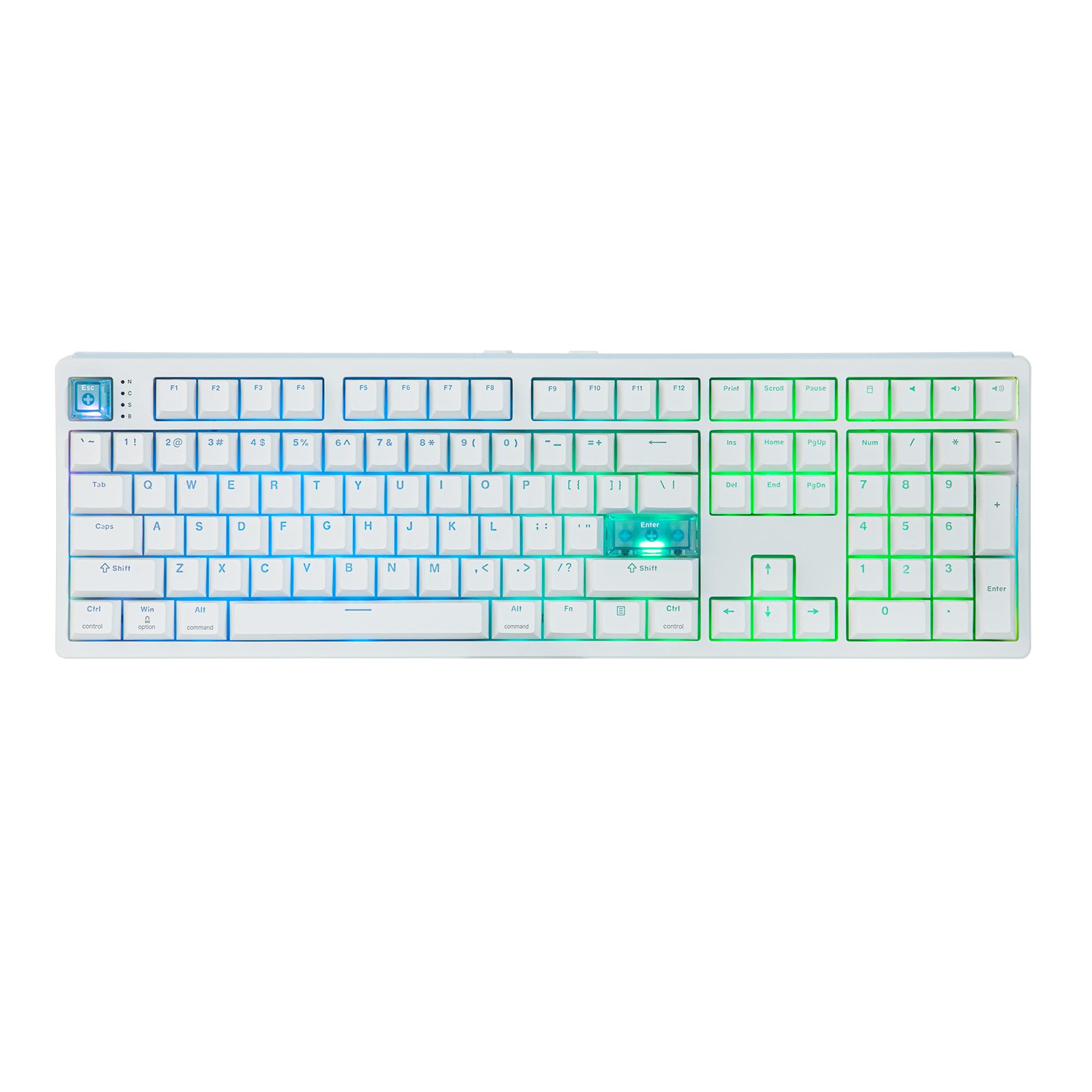 EPOMAKER Tastatur, 8K Polling & 10.000 mAh Akku, HE108 Kabellose Gaming-Tastatur (Full-Size Hall-Effekt-Tastatur – SOCD, DKS, RGB & PBT-Tastenkappen)