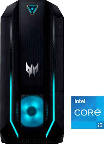 Acer Predator Orion 3000 (PO3-630) Gaming-PC (Intel® Core i5 11400F, GeForce RTX 3060Ti, 16 GB RAM, 1000 GB HDD, 512 GB SSD, Luftkühlung)