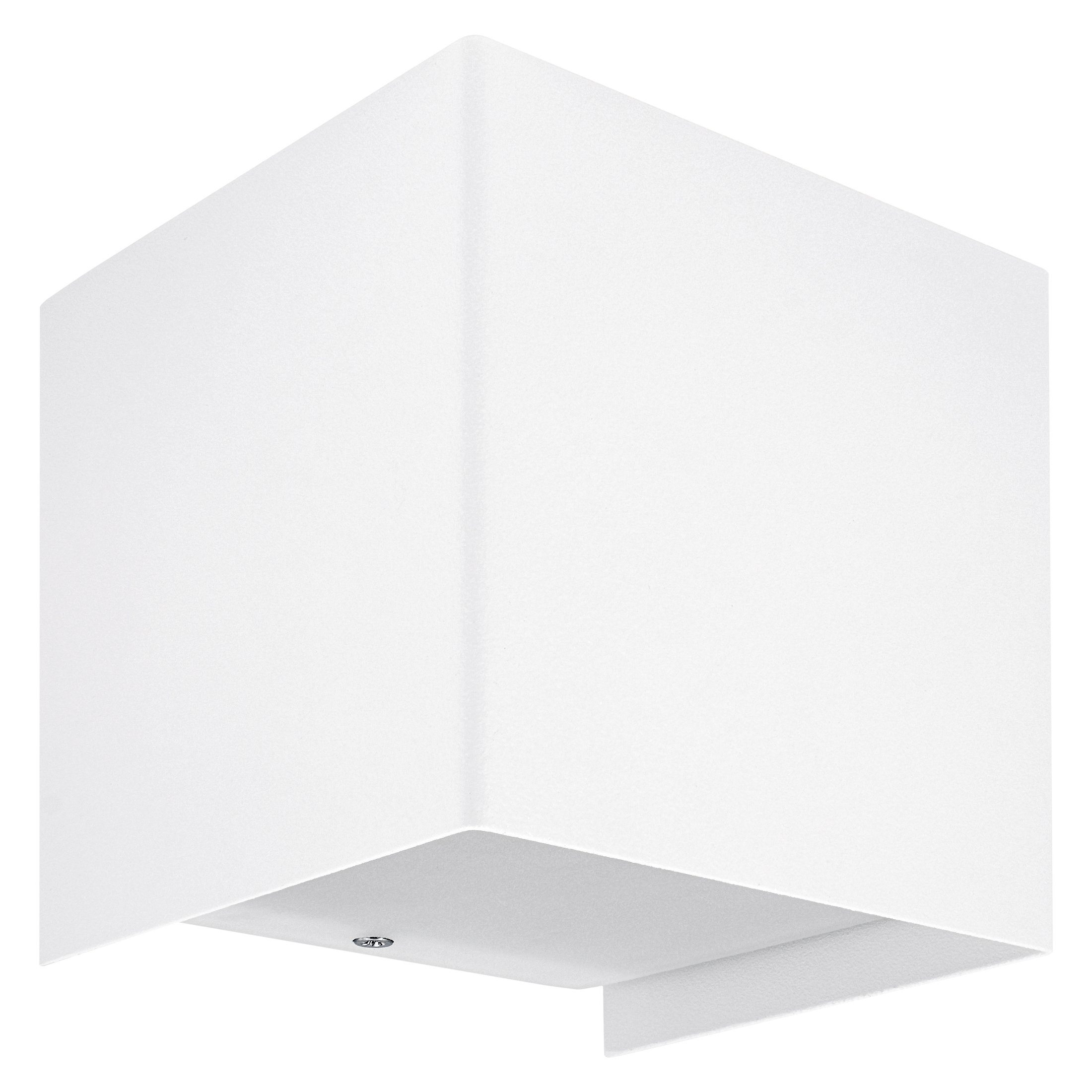SSC-LUXon LED Wandleuchte LED Wandleuchte CUBE in weiss mit LED G9 3W warmweiss Wuerfelleuchte, Warmweiß