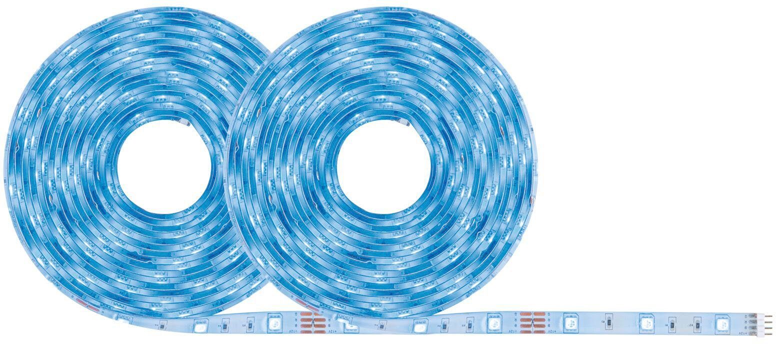 Paulmann LED-Streifen SimpLED Stripe Set 10m 230/12V DC Weiß Metall Kunststoff, 1-flammig, RGB Zigbee