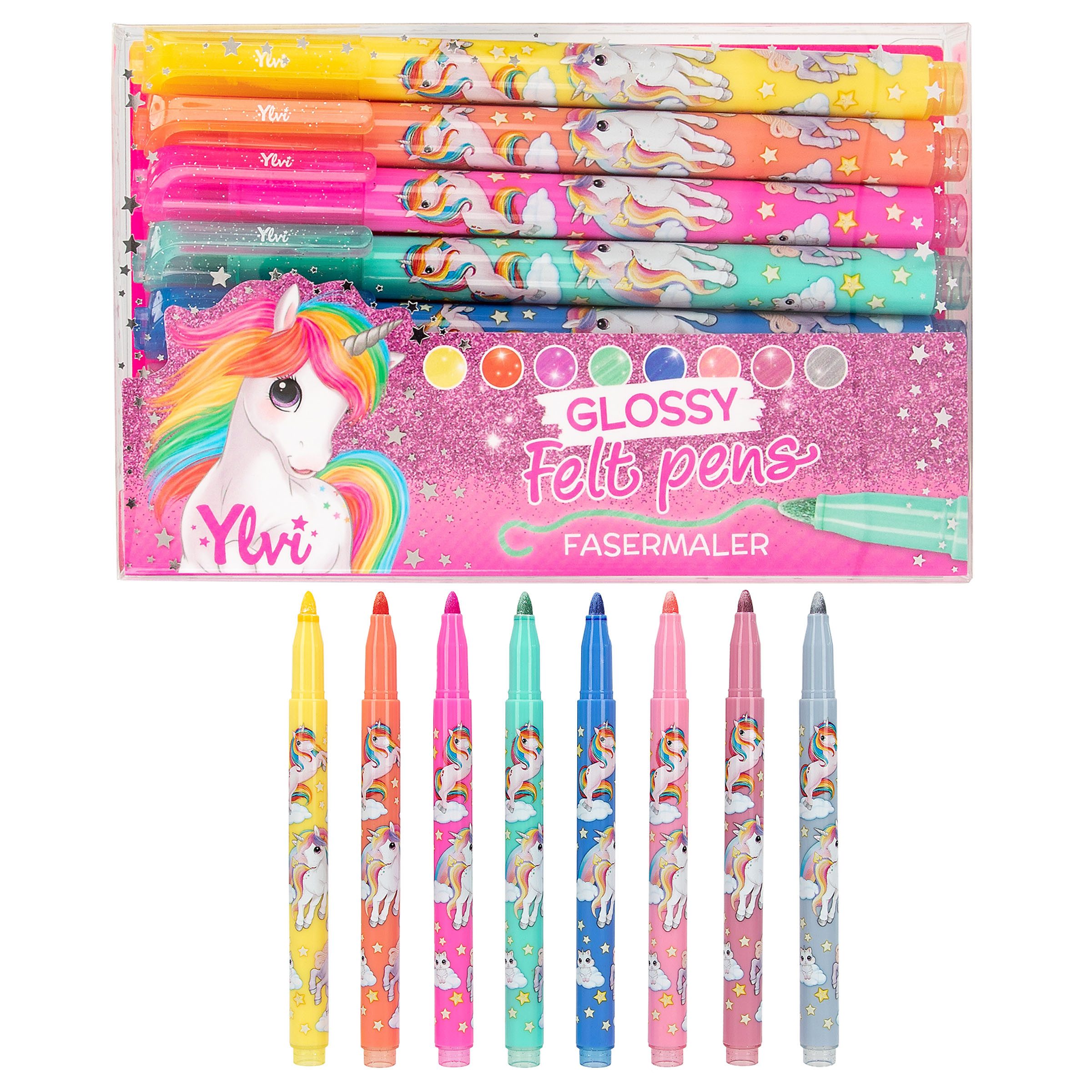 Filzstift DEPESCHE Ylvi Filzstifte Set Glossy