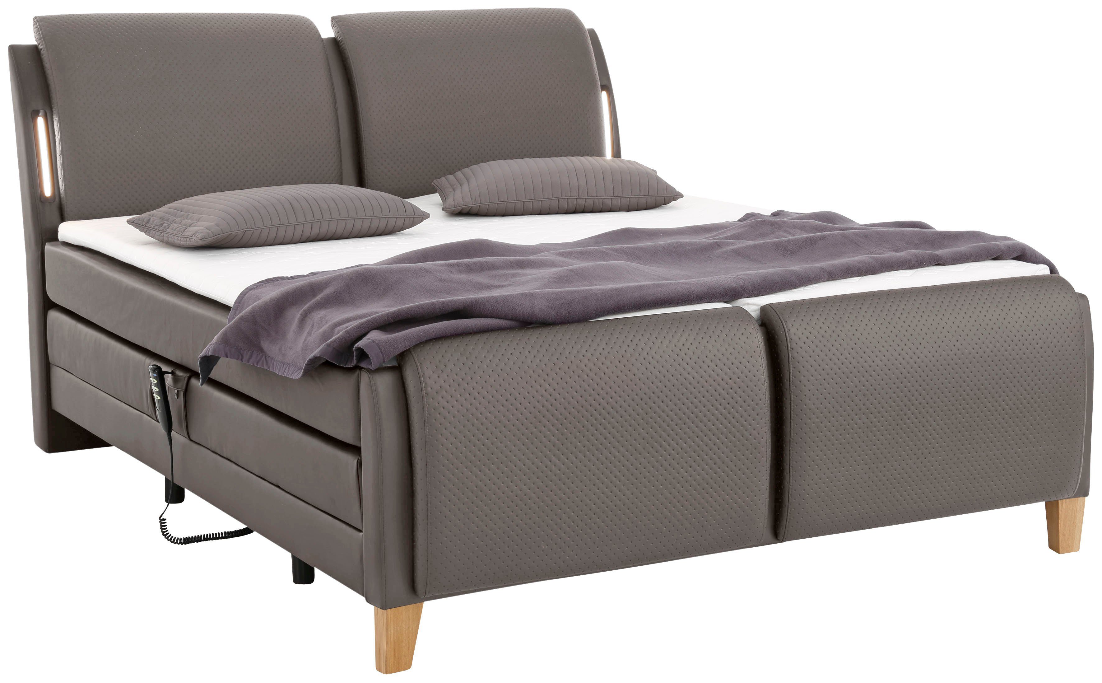 Home affaire Boxspringbett Messina2, Liegekomfort elektrisch Verstellbar