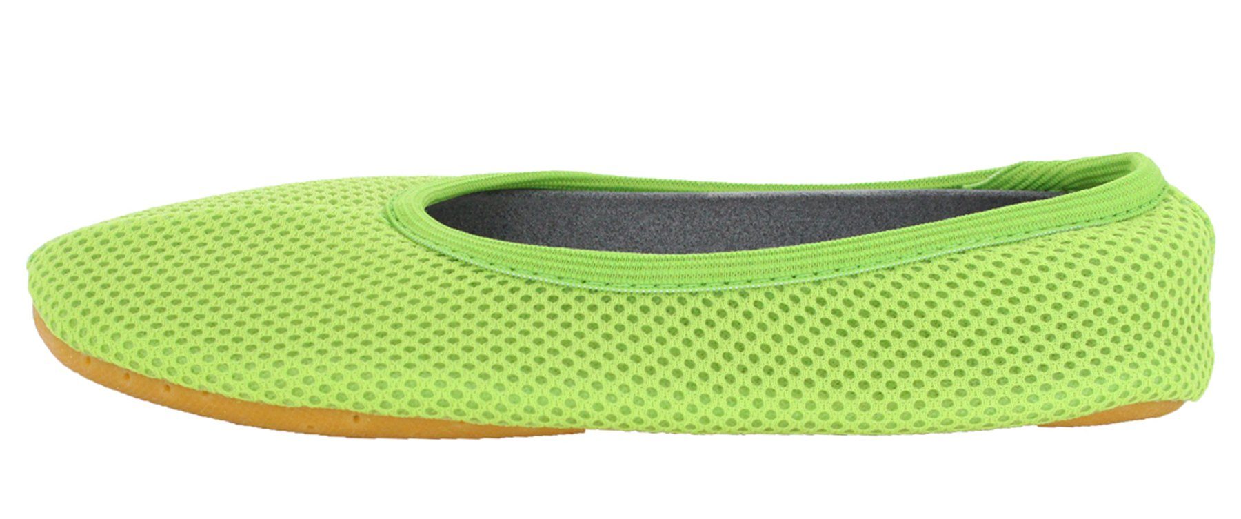Beck Schläppchen AirBecks Mesh mit atmungsaktiver Sohle Gymnastikschuh (in vielen Farben und Größen erhältlich, robuste und flexible Materialien, leichter Barfußschuh) Laufsohle und Obermaterial sind atmungsaktiv