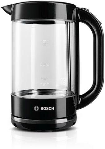 BOSCH Wasserkocher TWK70B03, 1,7 l, 2400 W, 3-fach sicher:  Abschaltautomatik, Lift-Switch-off,