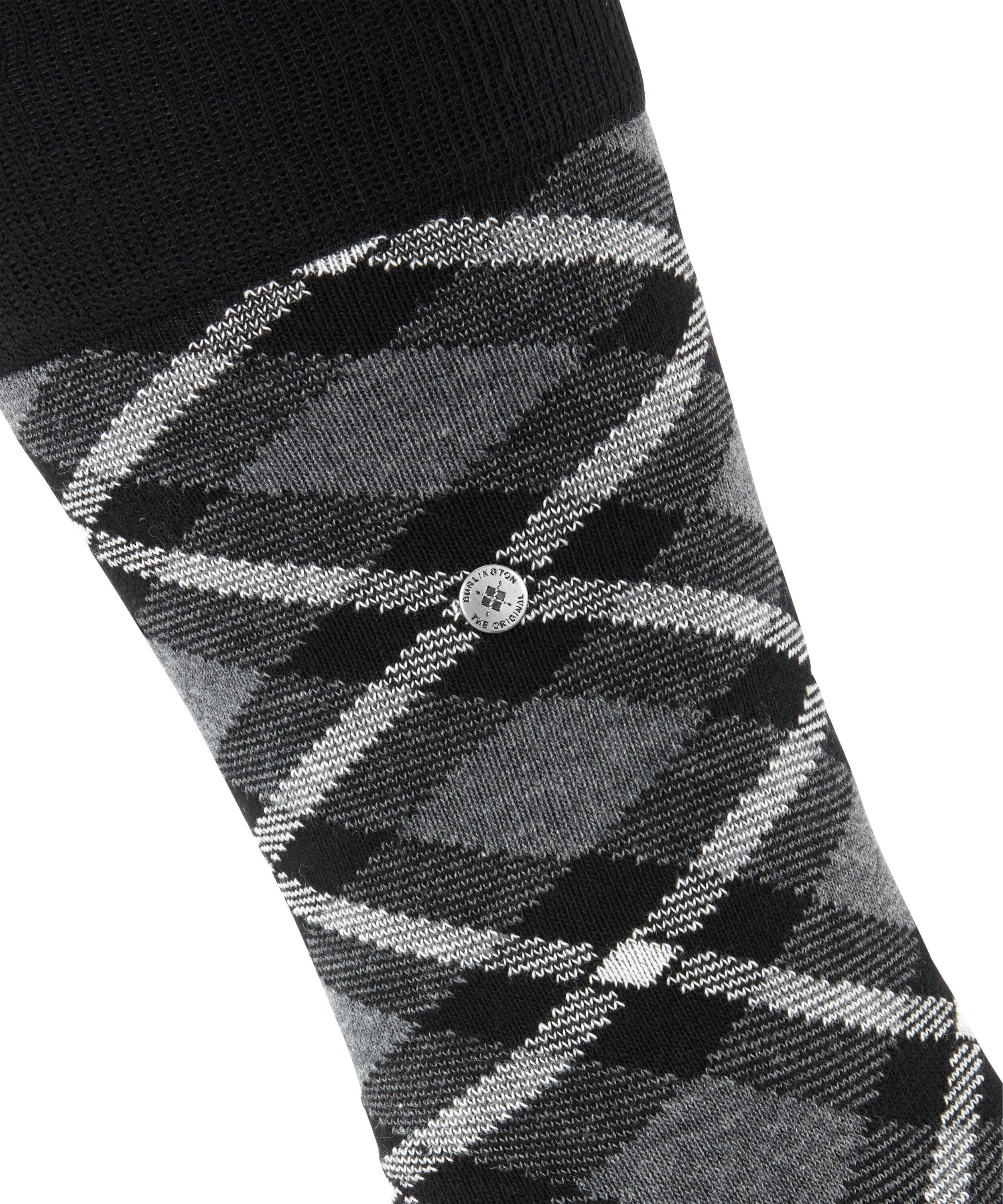 Burlington Socken Tartan Socken mit britischem Traditions-Muster (1-Paar) mit britischem Traditions-Muster