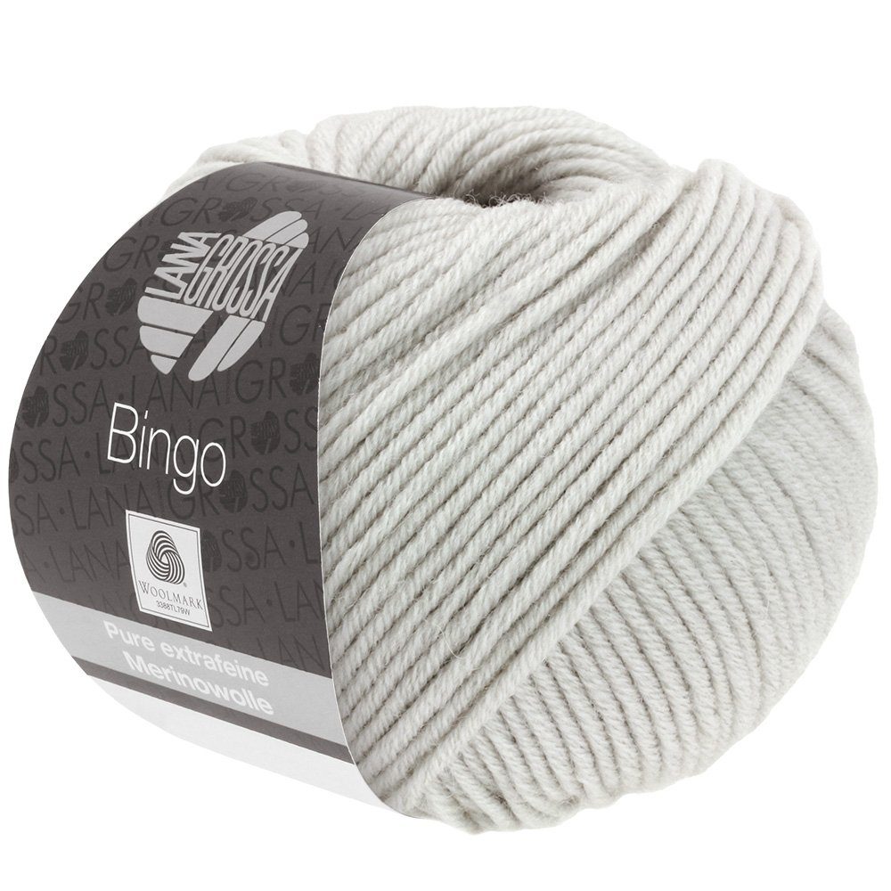 LANA GROSSA BINGO Häkelwolle, 80 m (extrafeine Merinowolle, waschmaschinenfest, für alle Strickprojekte), 50 g