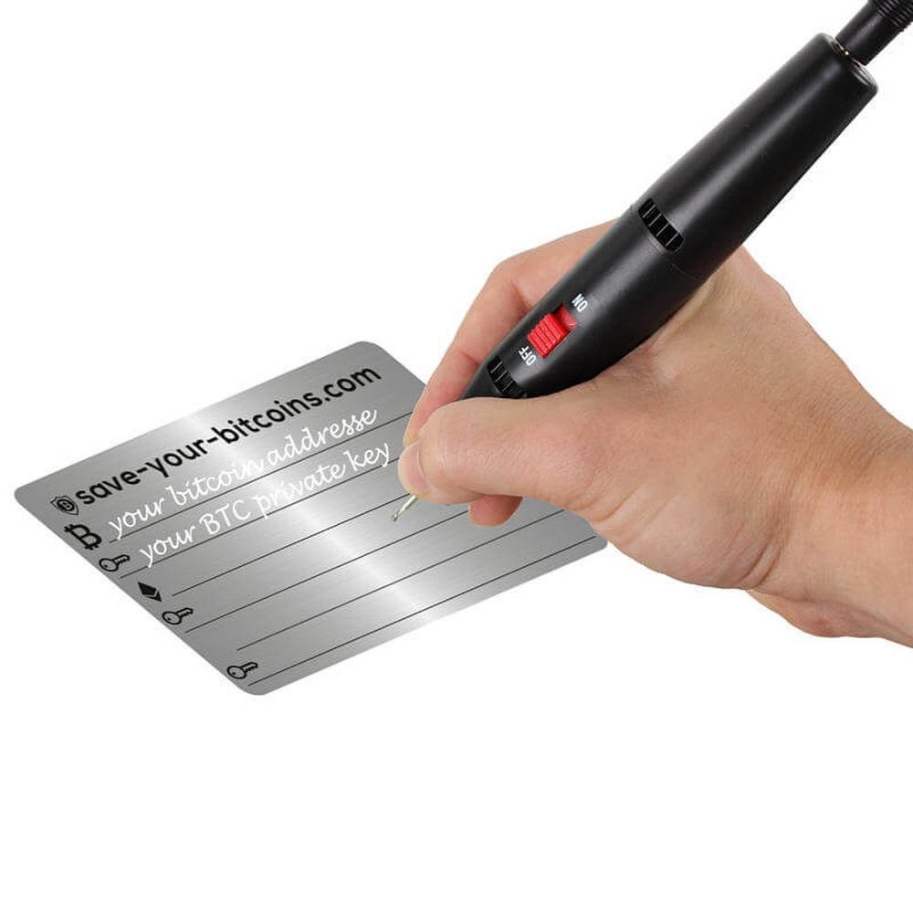Hoopomania Graviergerät Gravierstift mit Diamantenspitze, batteriebetrieben, Einzelprodukt
