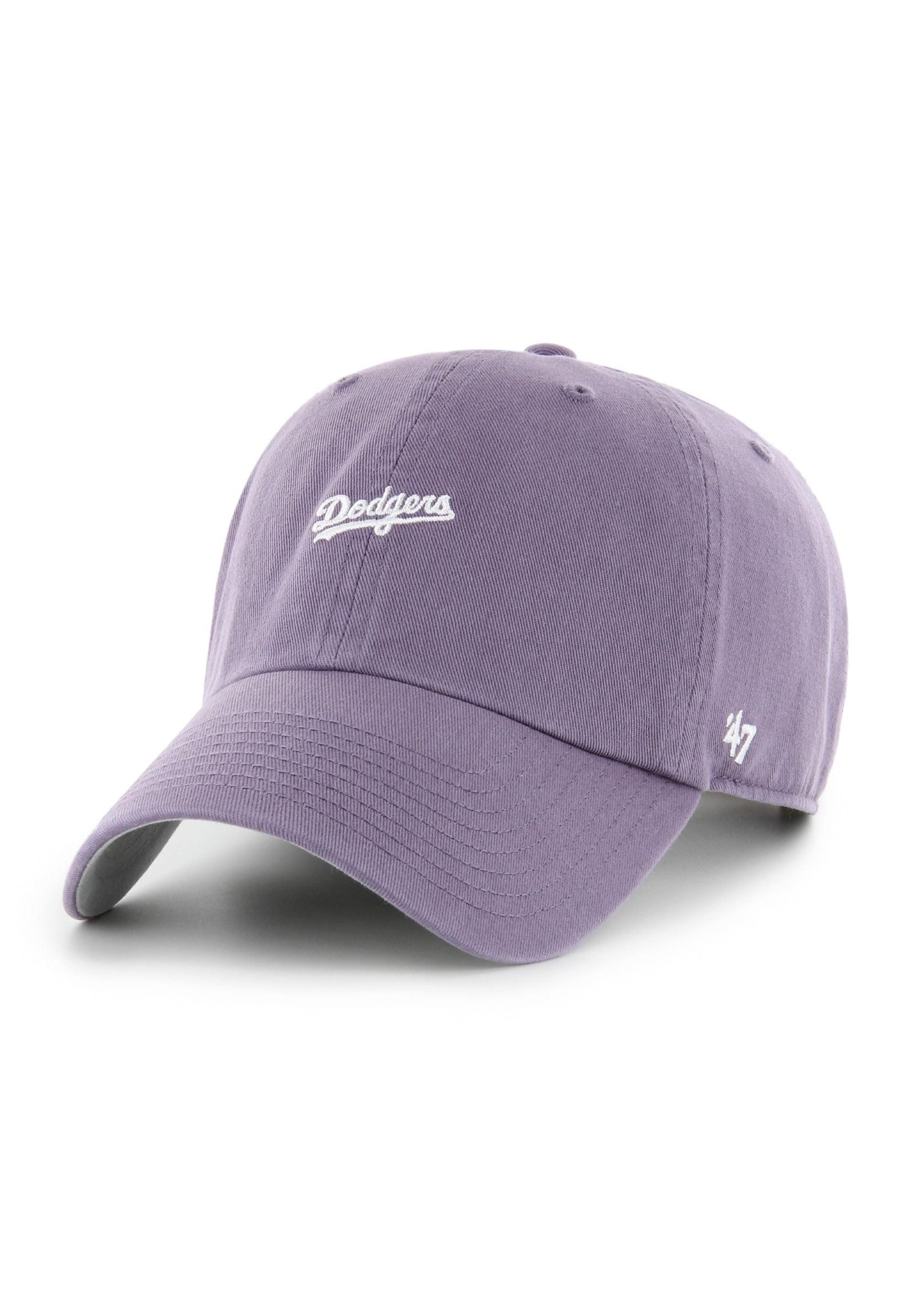 Baseball Cap Los Angeles Dodgers MLB Clean Up Baserunner Script Lila Verstellbare C