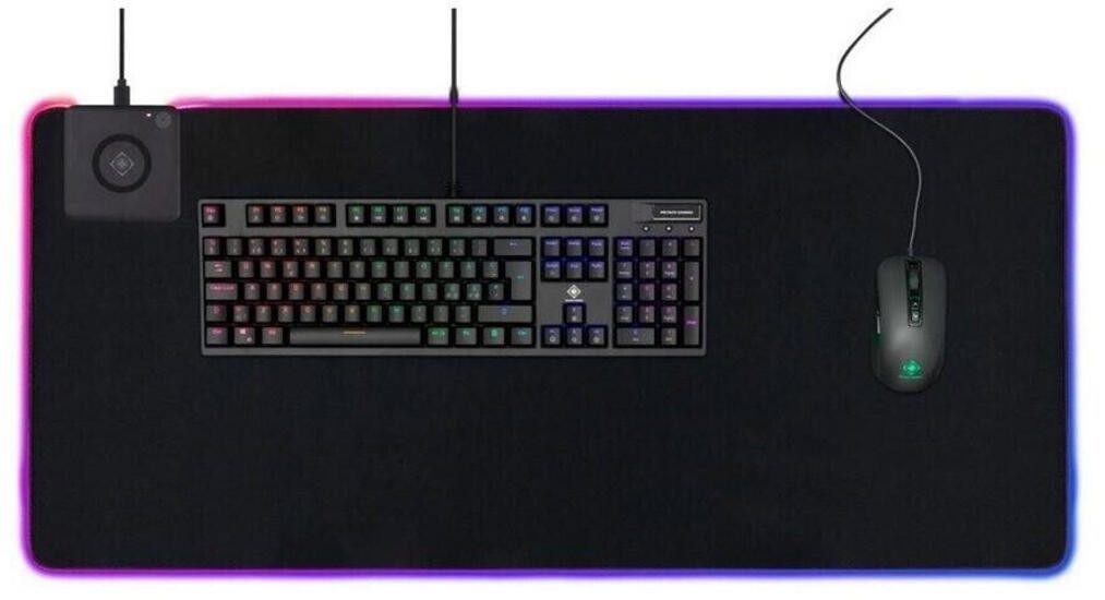 DELTACO Mauspad Deltaco Extra Wide RGB Gaming Mauspad XL