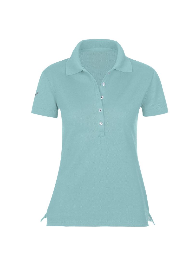 Trigema Poloshirt TRIGEMA Poloshirt mit Kristallsteinen (1-tlg) günstig online kaufen
