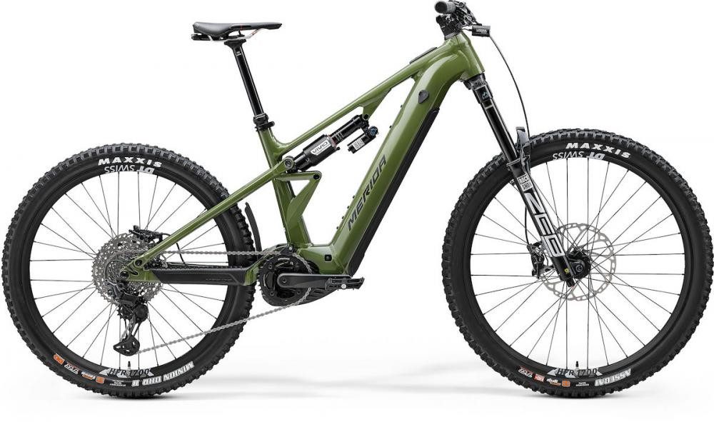 Merida S-Pedelec Merida eONE-EIGHTY 900 I1 silk anaconda XS Grün - leistungsstarkes E-M