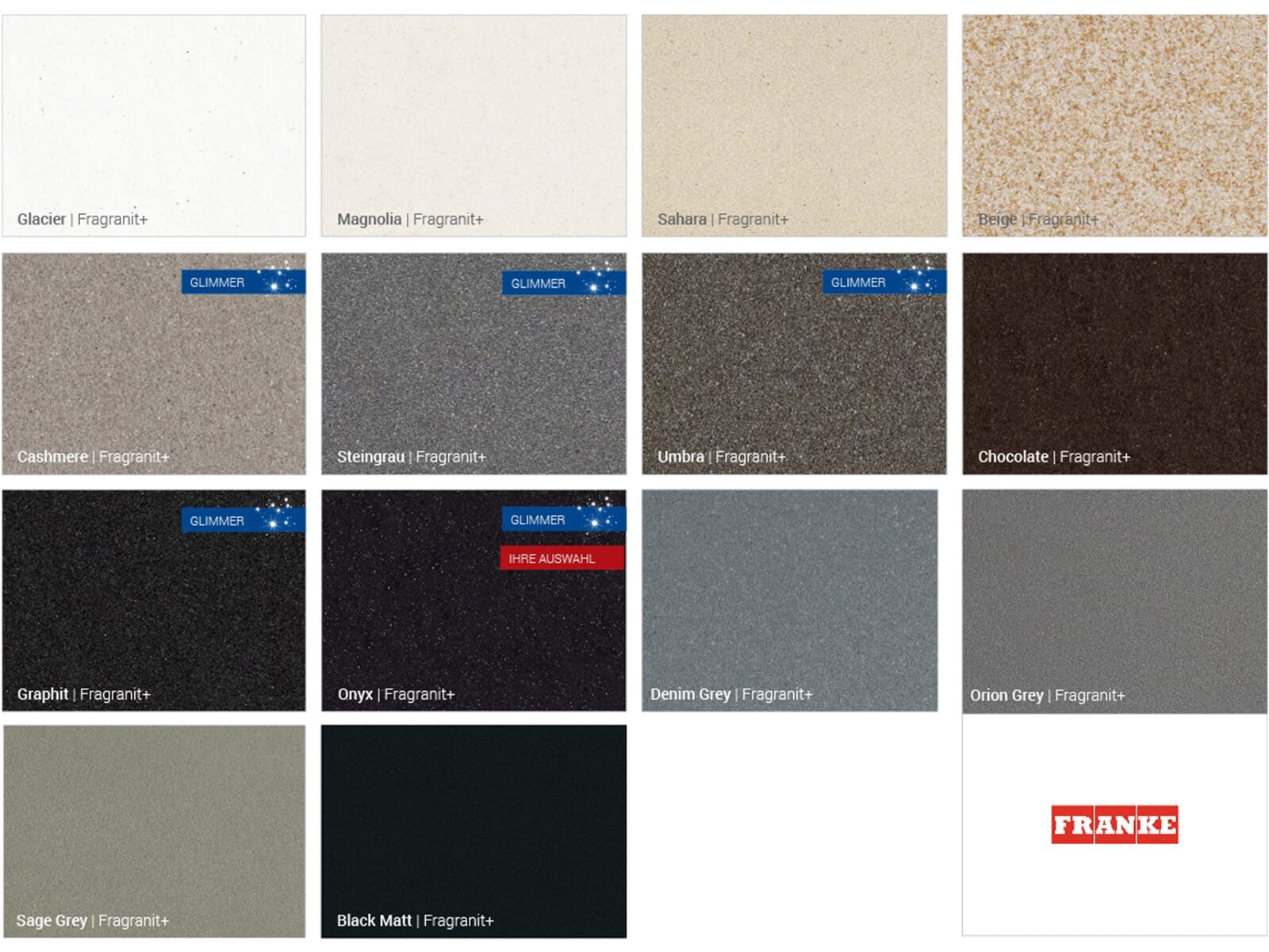 FRANKE Granitspüle, rechteckig, 78/50 cm, (1 St), aus Sanitized®