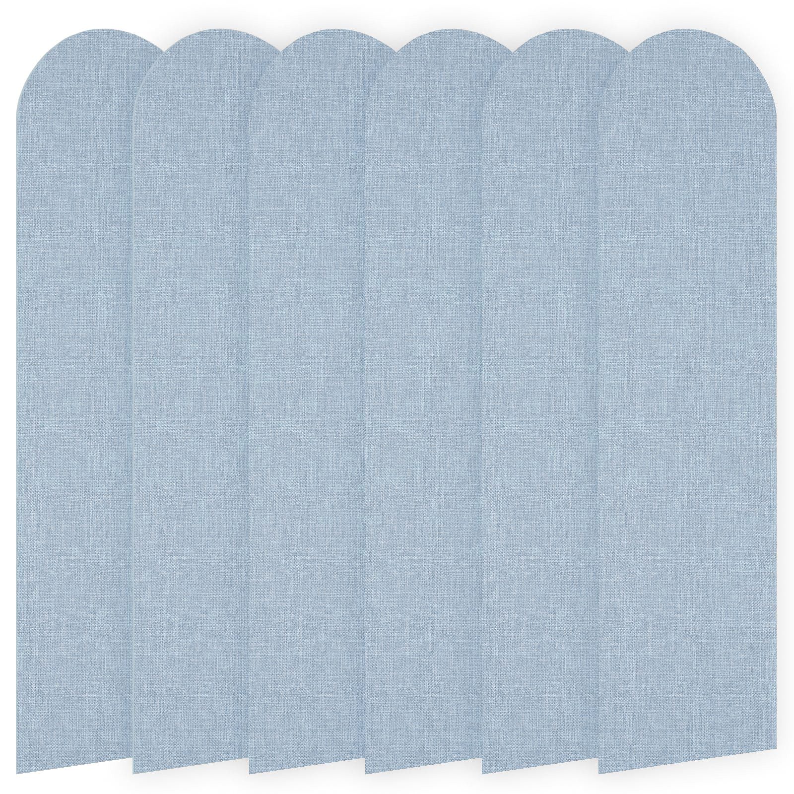 Diwzbyn 3D Wandpaneel 6er Set 3D-Wandpaneele 60 × 15 cm, 3D-Dekorations-Wandaufkleber, (6-tlg) Kinder-Stoßschutz-Schaumstoff-Wandpaneele