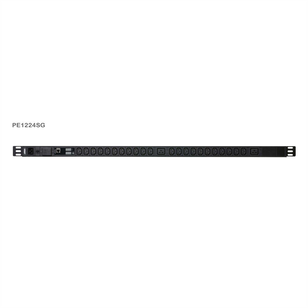 Aten PE1224SG 0U Basis PDU mit Messfunktion und Überspannungsschutz Steckdosenleiste
