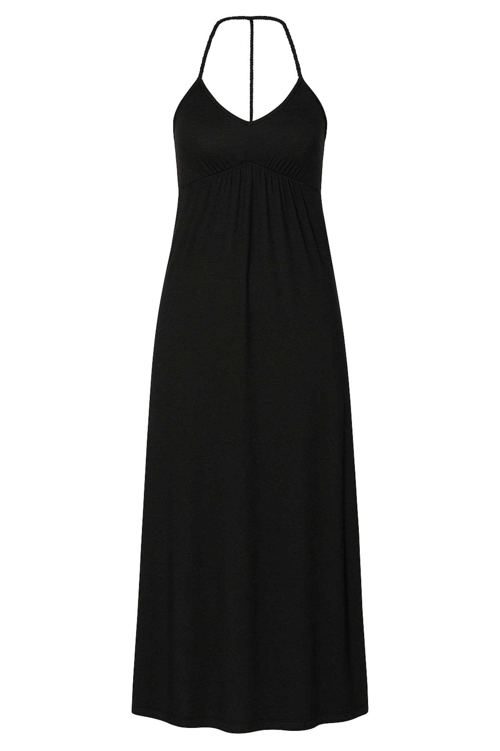 esmara Maxikleid Maxikleid mit Cups & Kordelträgern in weicher Jerseyqualität (Einzelartikel, 1-tlg) ideal für Urlaub, Alltag & Freizeit