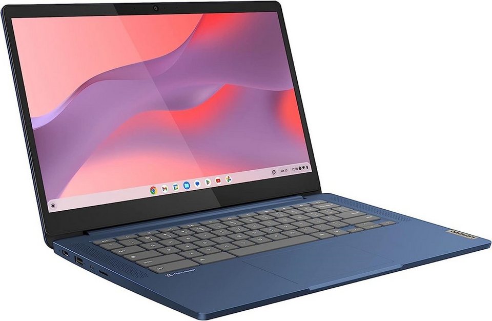 Lenovo IdeaPad Slim 3 Chromebook 14M868 82XJ001RGE Notebook (35.56 cm/14  Zoll, MediaTek MT8186, Mali-G52 MP1, 128 GB HDD, 128 GB SSD), 4 GB  Arbeitsspeicher und 128 GB Festplatte