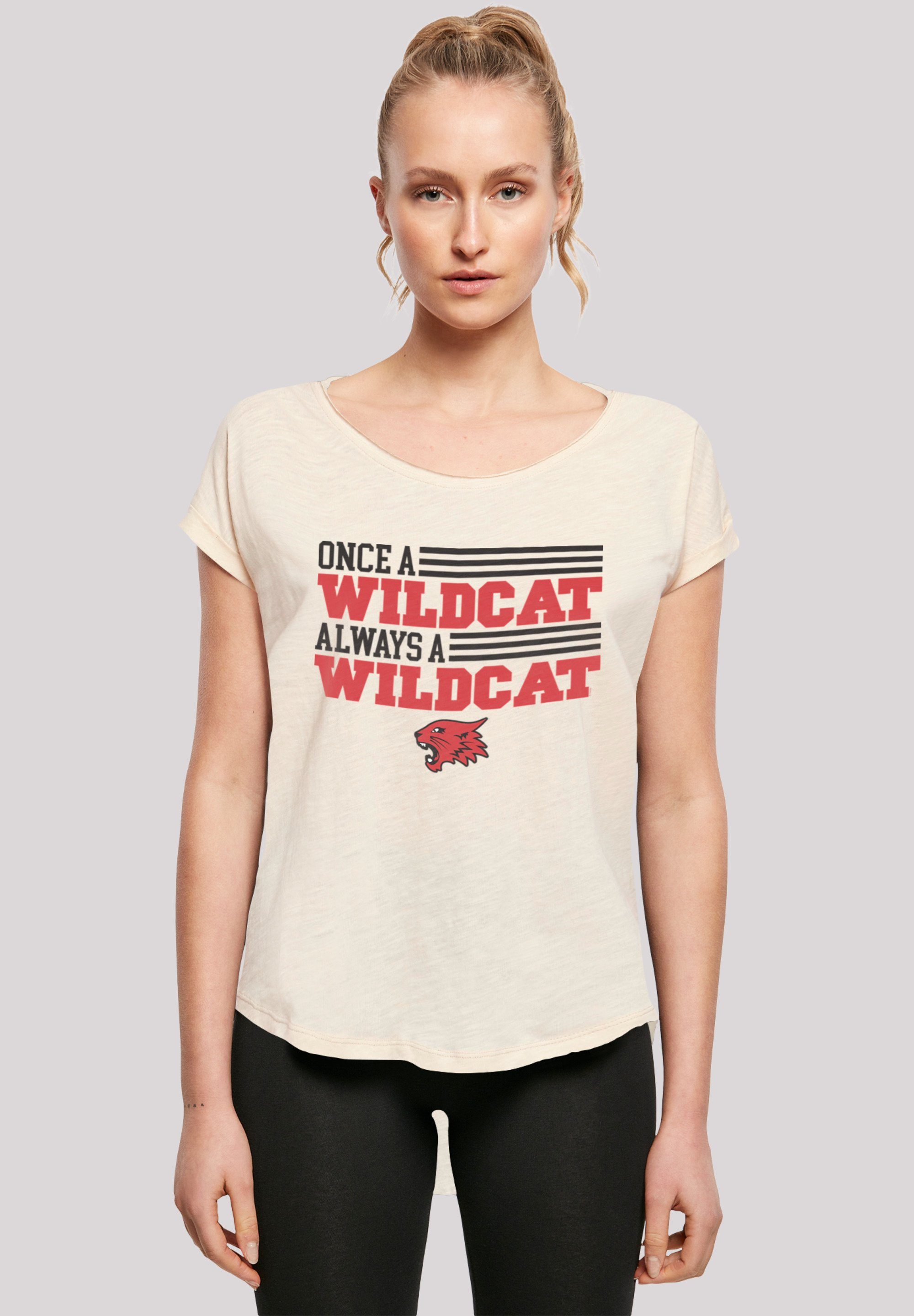 F4NT4STIC T-Shirt Disney High School Musical Wildcat Print | T-Shirts