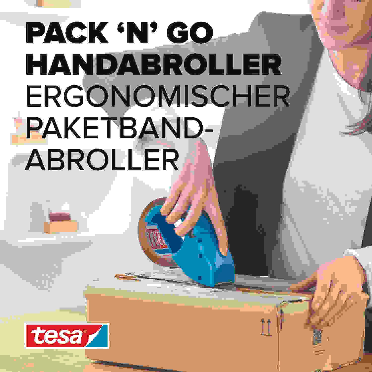 tesa Klebeband tesapack Abroller (Packung, 1-St) günstig online kaufen