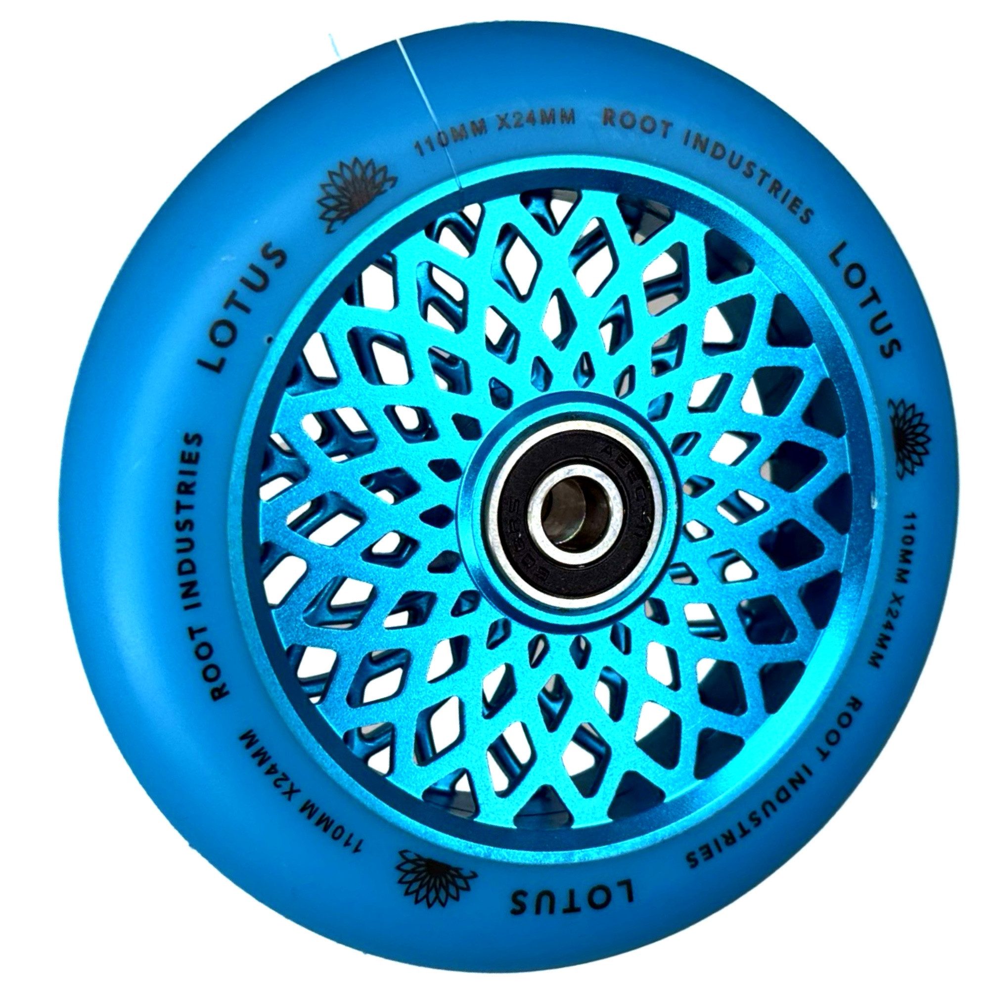 Stuntscooter Root Industries Lotus Stunt-Scooter Rolle 110mm Radiant Blau/PU Blau