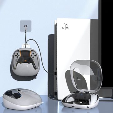 KINSI PS5-Aufbewahrungsbox,wiederaufladbar,für kabellose Controller PlayStation 5-Controller