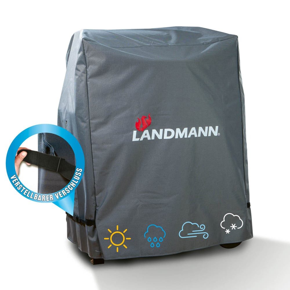 LANDMANN Grillabdeckhaube Wetterschutzhülle 60x80x120cm, wasserdicht UV-beständig Kälteschutz -20 °C