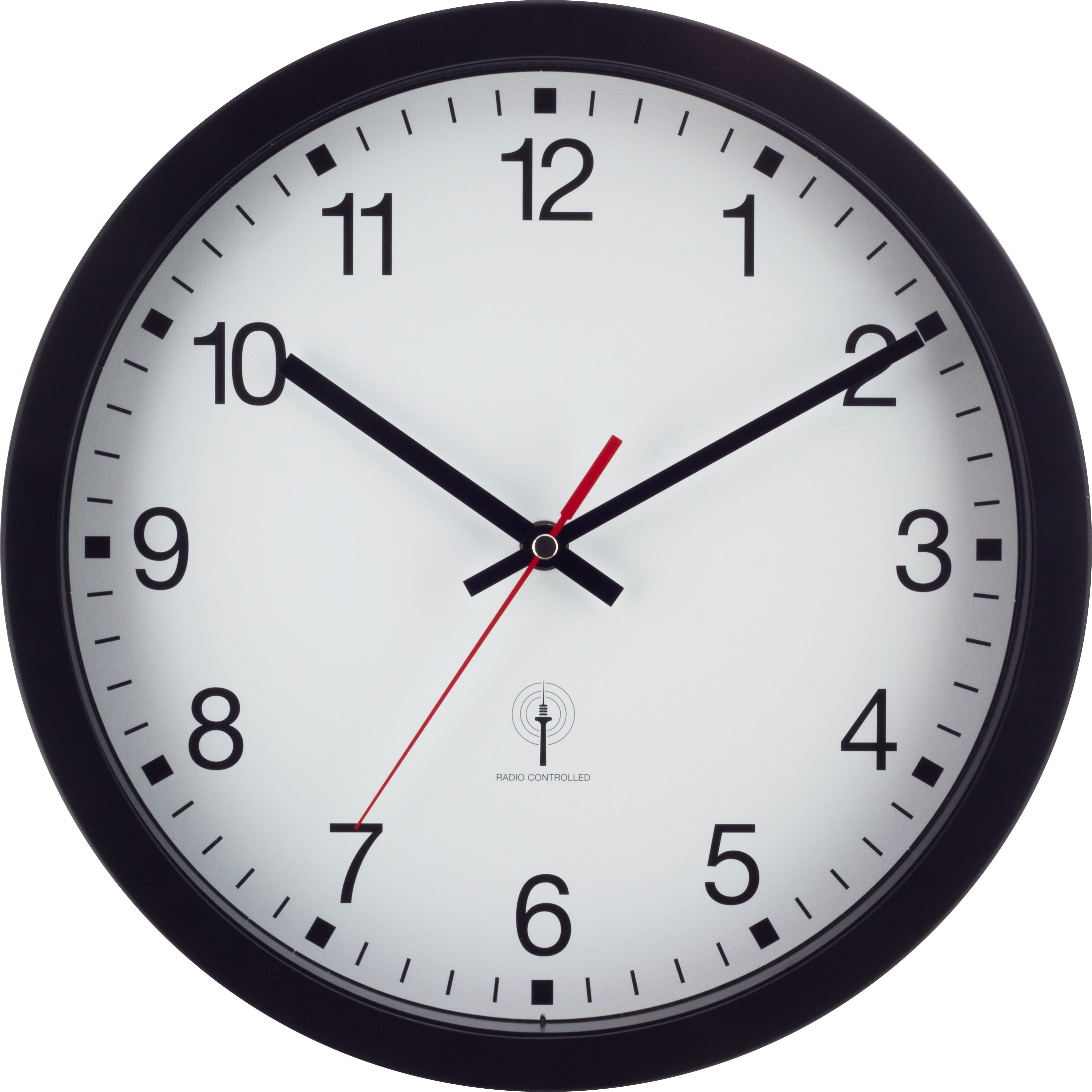 EUROTIME Funkwanduhr EUROTIME-53831-05 Funkwanduhr 12-Zahlen-Zifferblatt