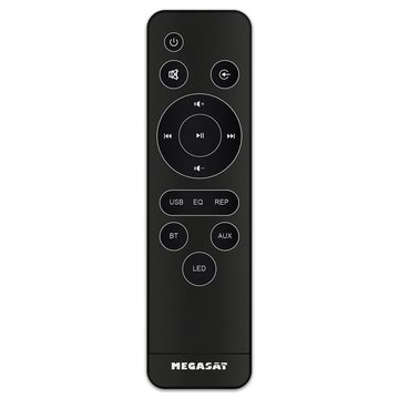 Megasat Klangwunder V 5 Bluetooth Lautsprecher Soundbar für TV 2x15W Soundbar