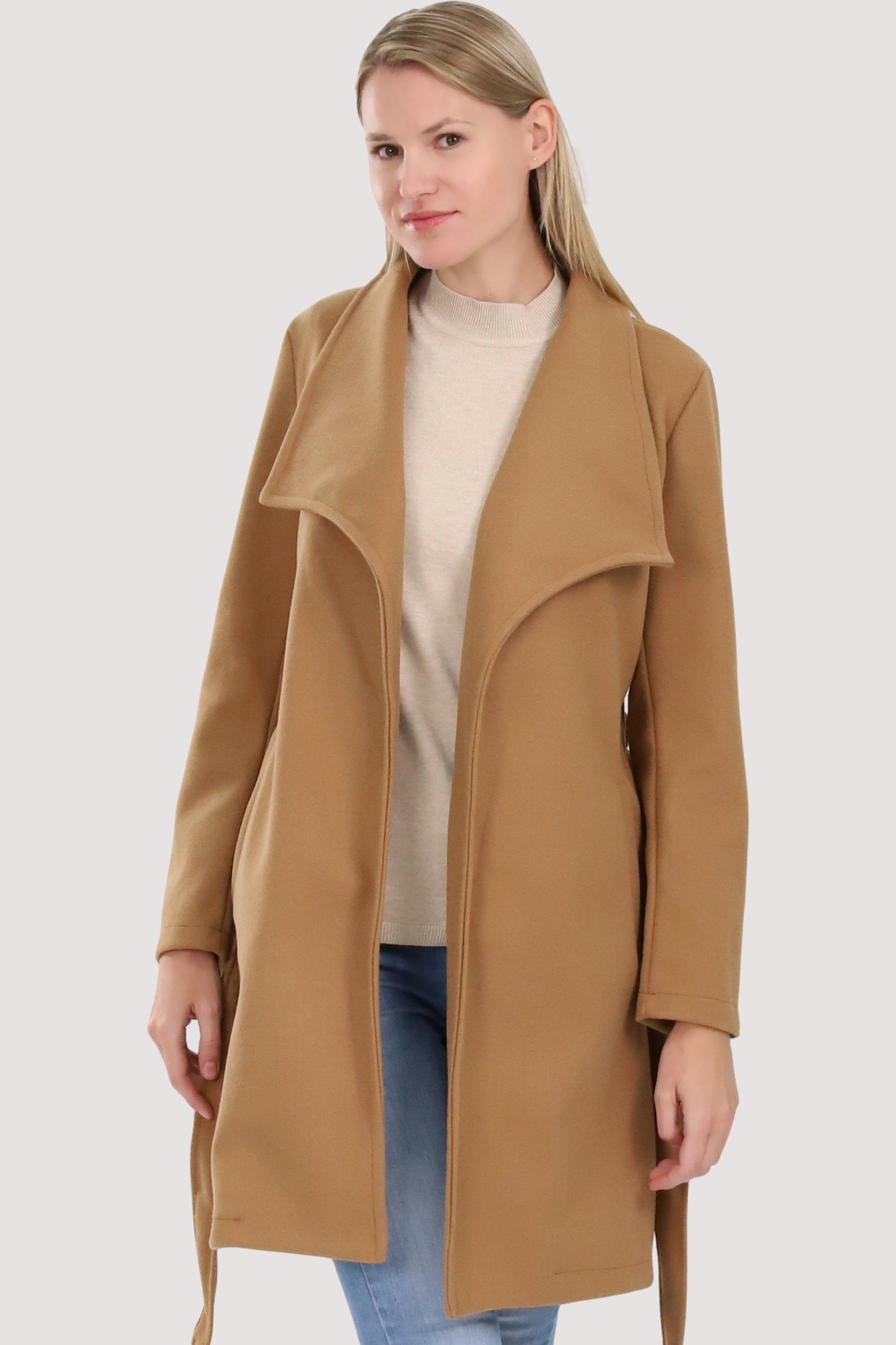 malito more than fashion Langmantel 15142 langer Trenchcoat Longjacke Überg günstig online kaufen