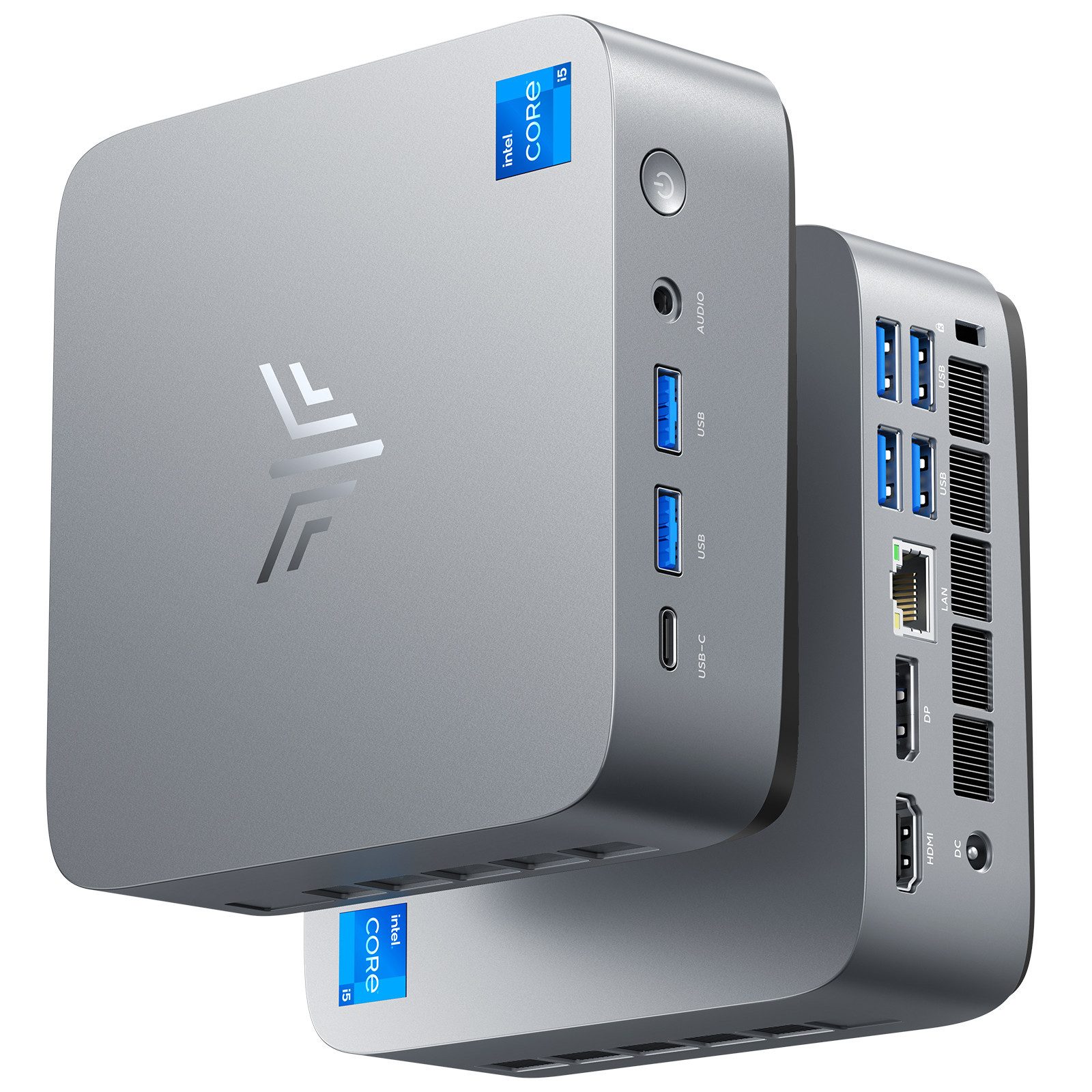 NiPoGi P3 Intel Core i5-12500H Gaming PC, 16GB RAM, 512GB SSD, Windows 11 Pro Mini-PC (Intel Core i5-12500H 12500H, Intel Iris Xe Graphics eligible, 16 GB RAM, 512 GB SSD, Lüfterkühlung, Intel Iris Xe Graphics, 12C / 16T, OpenClaw-Kompatibel, WiFi 6, BT 5.2)
