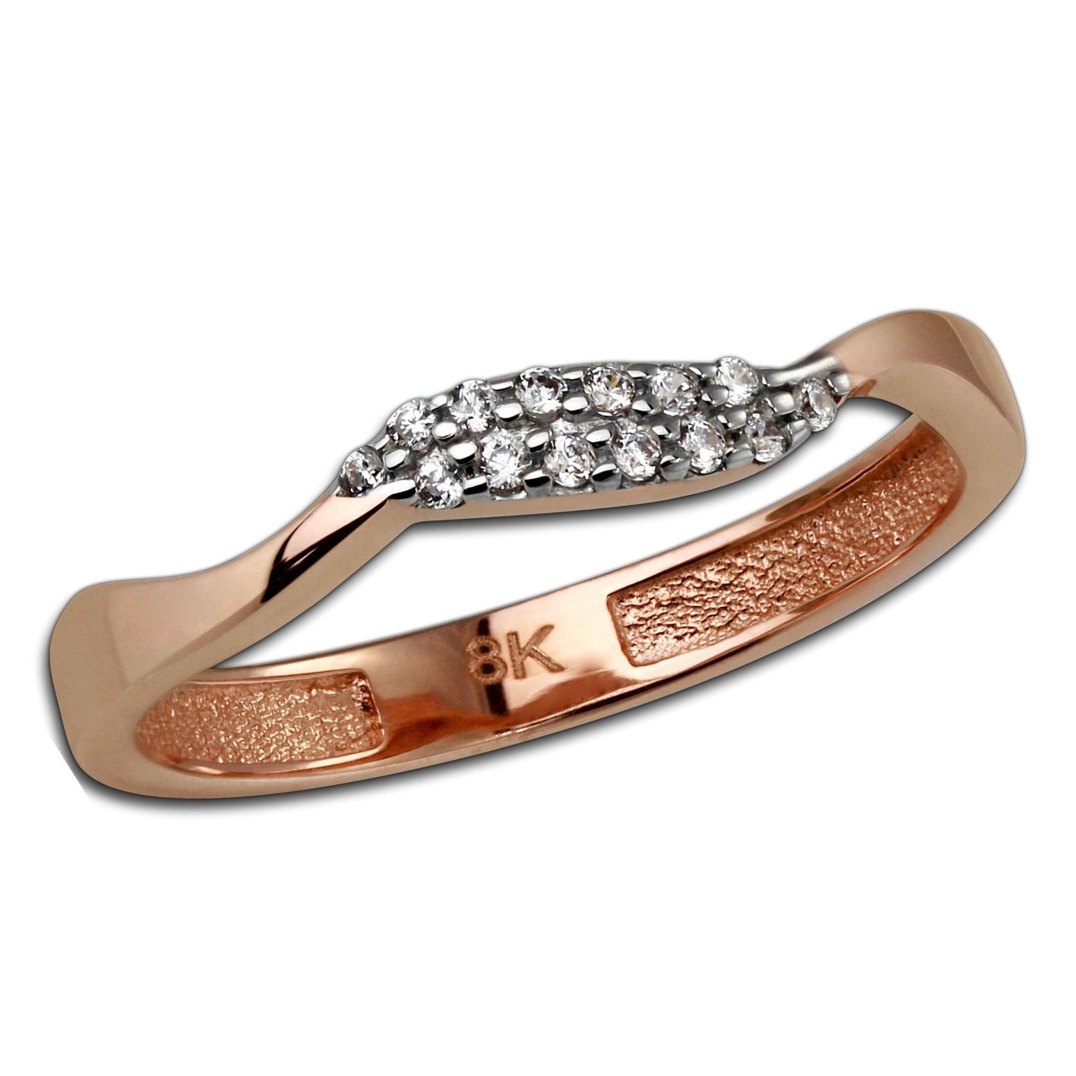 GoldDream Goldring GoldDream Ring Welle 333er Rosegold GDR501EX (Fingerring günstig online kaufen