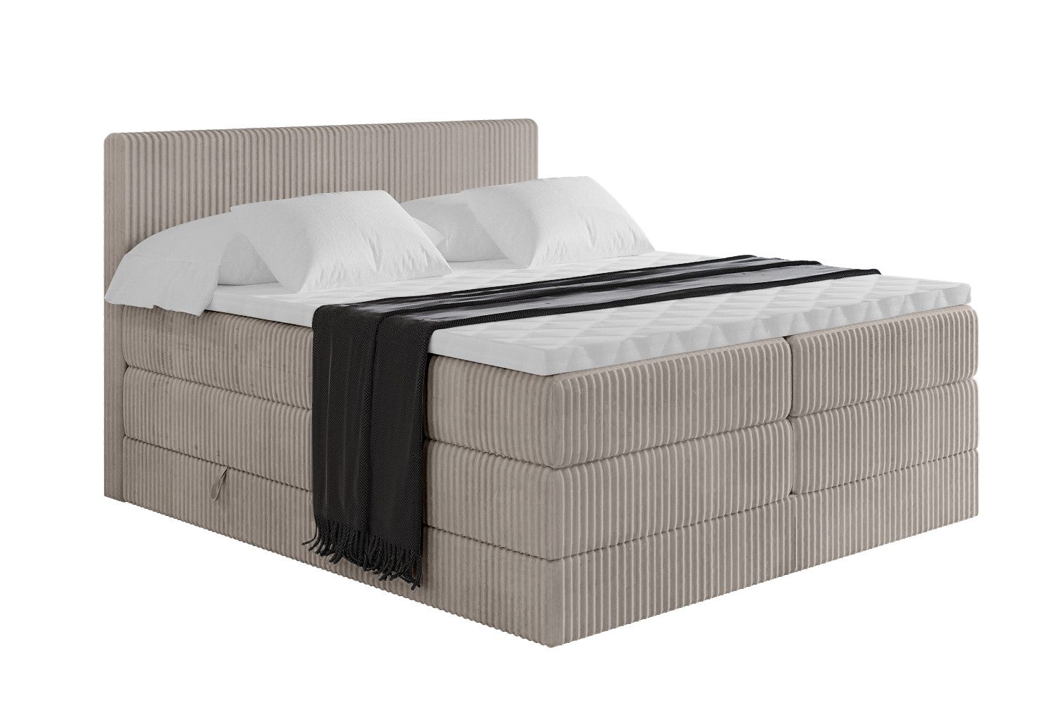 ALTDECOR Boxspringbett TOLO KING (Multipocket-Matratze H4, günstig online kaufen
