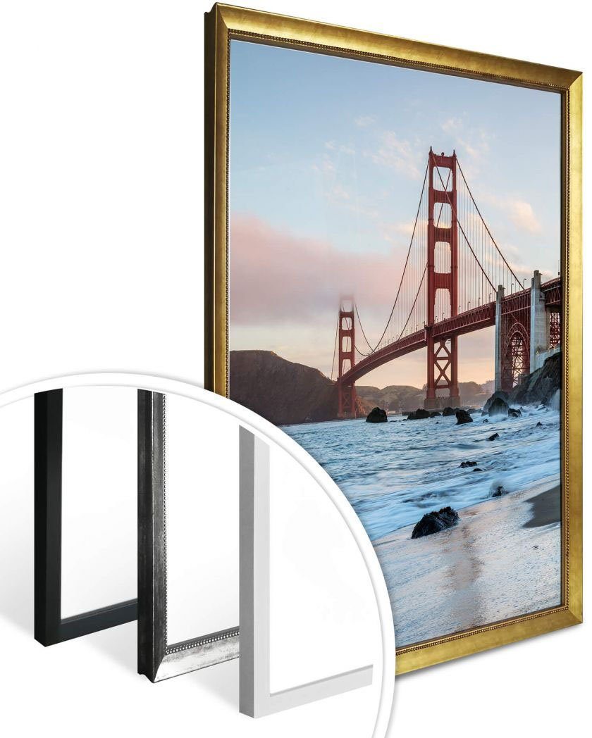 Wall-Art Poster Golden Gate Bridge, Bild, Brücken Wandposter St), Poster, (1 Wandbild