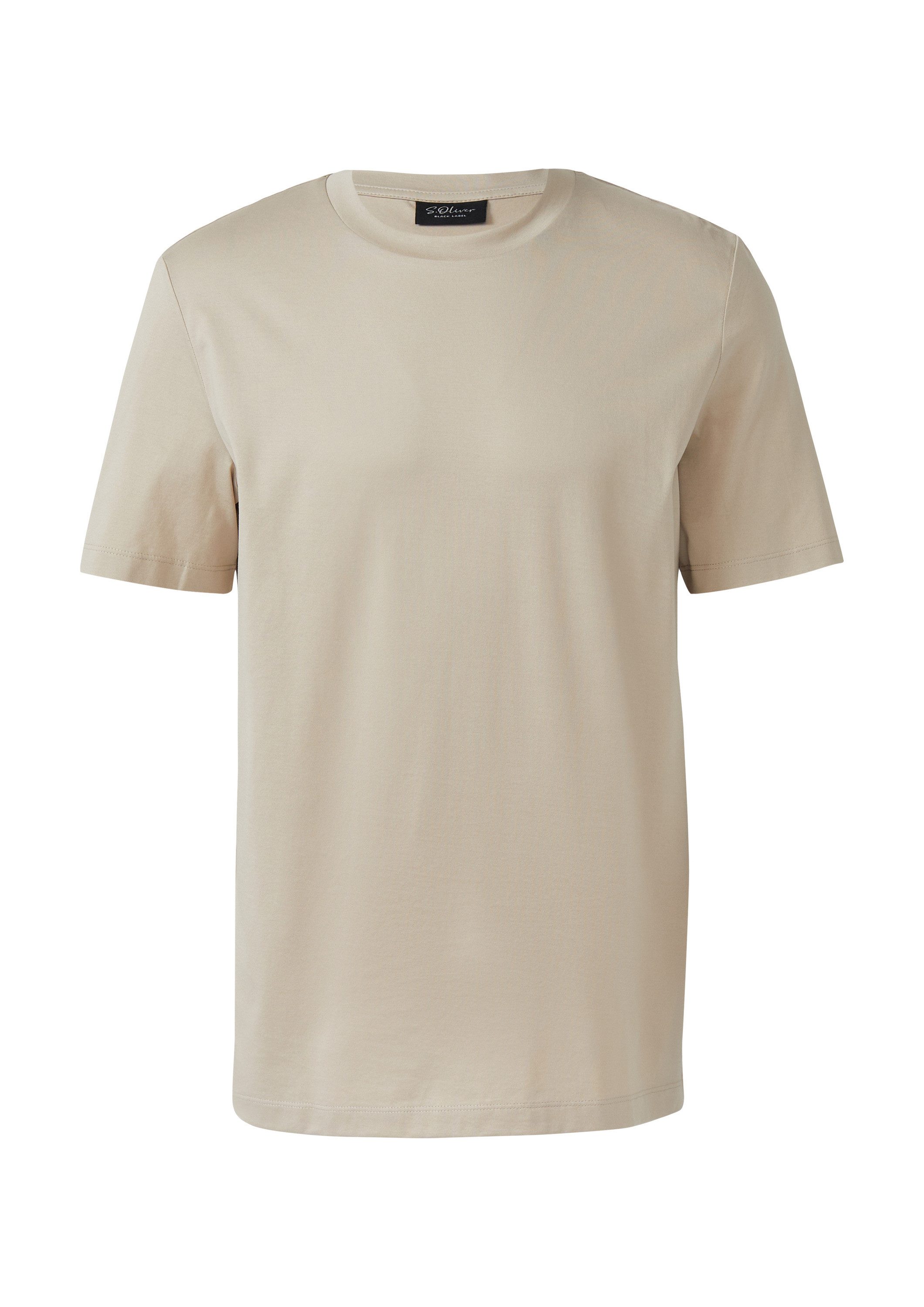 s.Oliver Kurzarmshirt T-Shirt T-Shirt aus Edeljersey mit Crew Neck günstig online kaufen