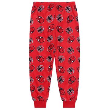 Sarcia.eu Pyjama Rotes Pyjama mit langen Ärmeln Spider-Man MARVEL 4-5 Jahre