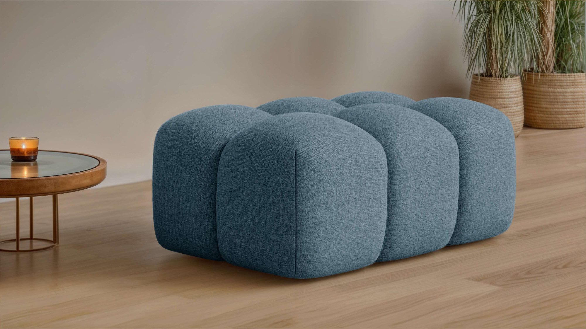 OTTO home Диван KALLIE Стулья, Bubble-Optik, Maße B/T/H: 90/60/44 cm, moderne Steppung, hoher Sitzkomfort und modernes Design