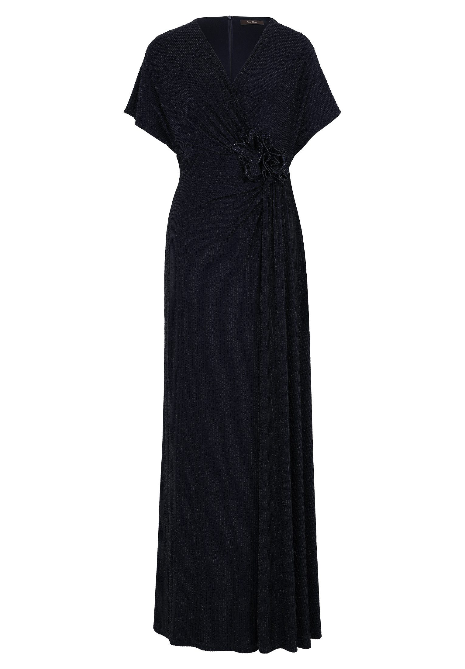 Vera Mont Abendkleid Damen im Glitzer-Look Raffung günstig online kaufen