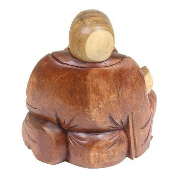 Oriental Galerie Dekofigur Figur Sitzender Happy Buddha mittel 20 cm (1 St)