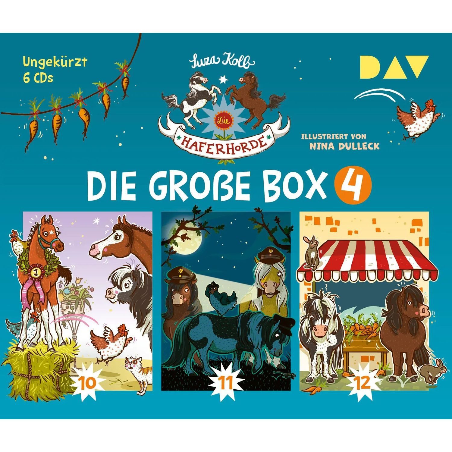 Hörspiel Die Haferhorde - Die große Box 4 (Teil 10-12)