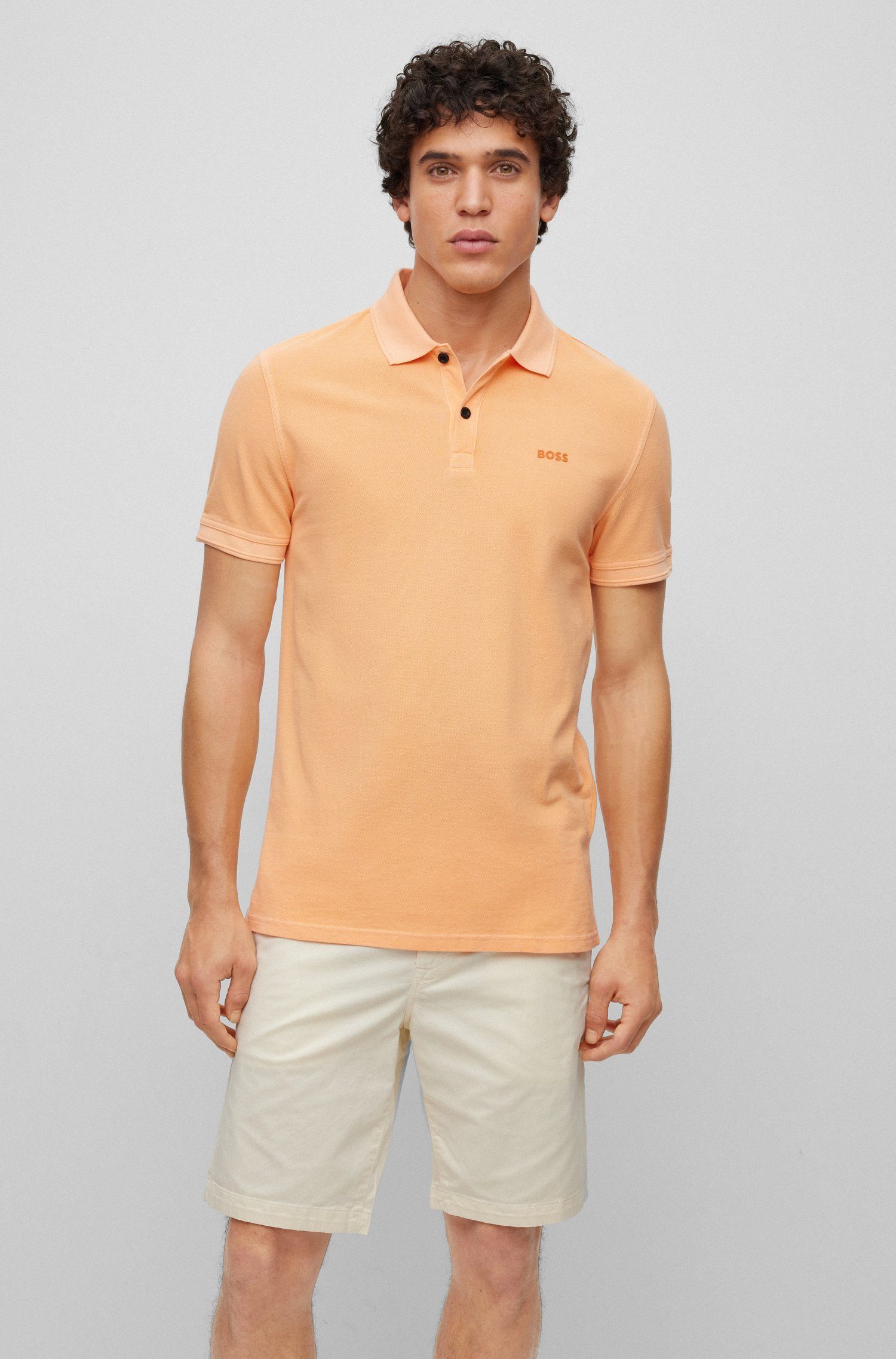 BOSS ORANGE Poloshirt Orange Prime (833) (1-tlg)