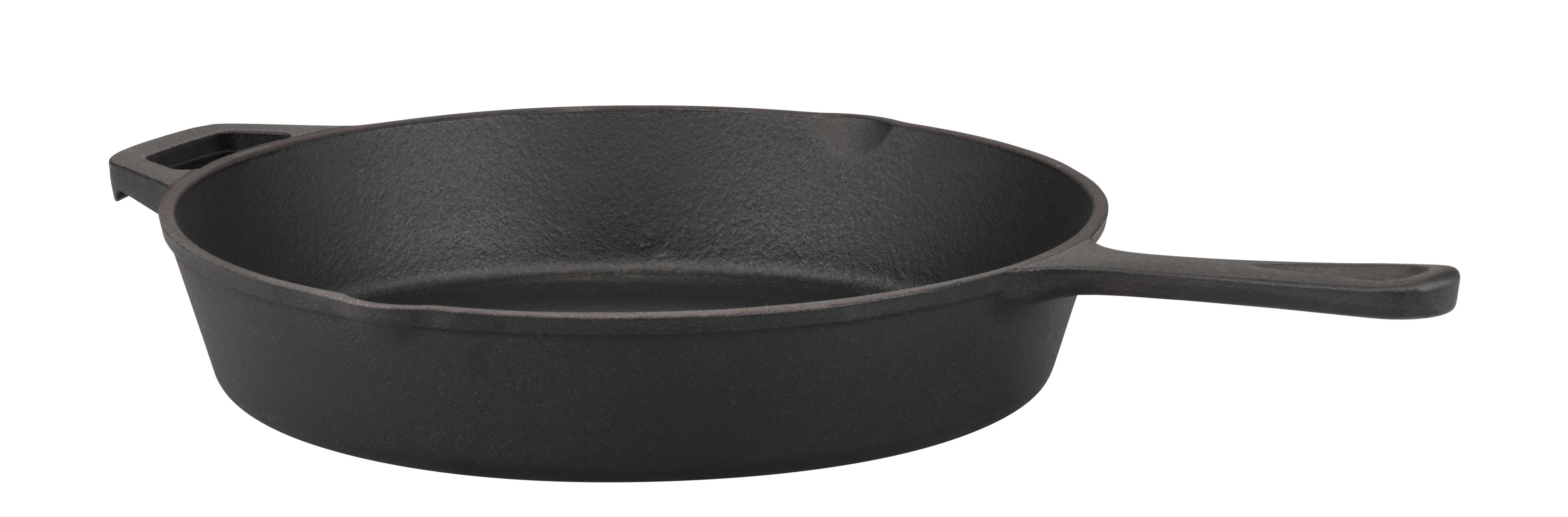 GSW Bratpfanne Black Iron BBQ, Gusseisen (1-tlg), Pfanne zur Anwendung auf dem Grill, Feuer oder im Backofen
