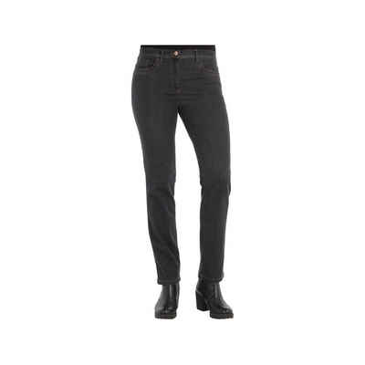 Zerres 5-Pocket-Jeans grau regular (1-tlg)
