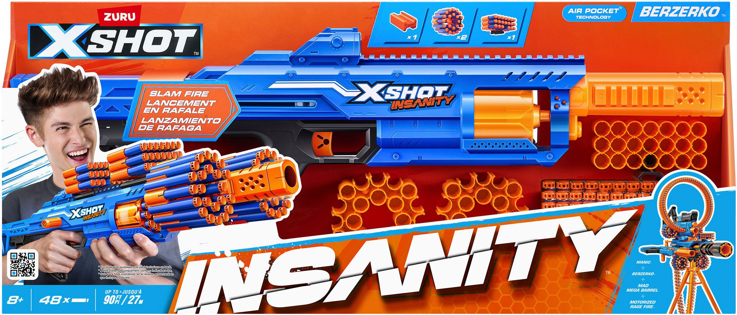 ZURU Blaster X-Shot, INSANITY Berzerko