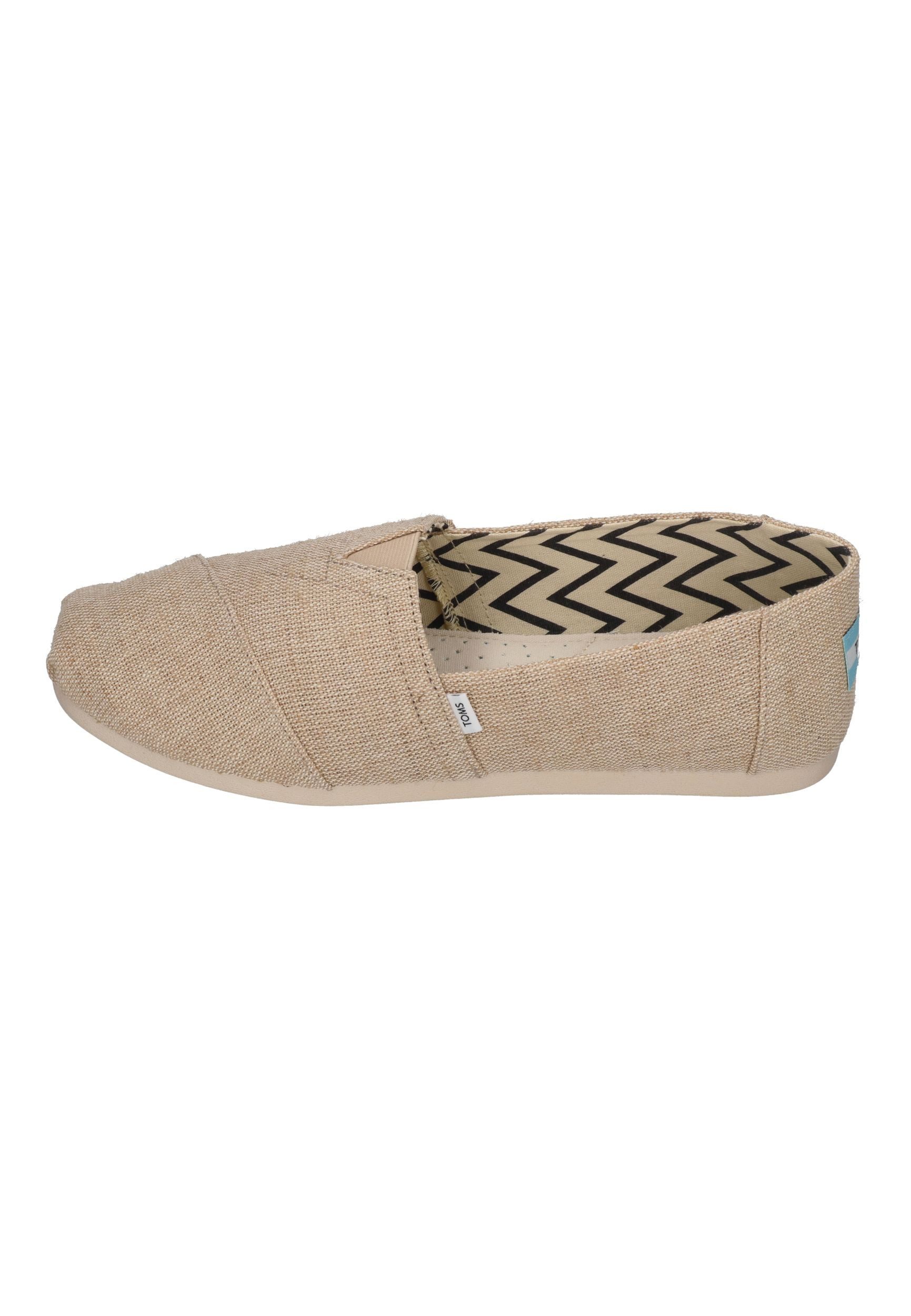 TOMS ALPARGATA 10018736 Espadrille Natural Undyed Heritage Canvas